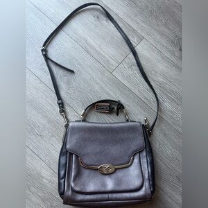 Coach Madison Small Sadie Flap Saffiano Leather Satchel